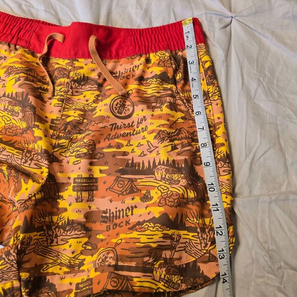 Magellan Shiner Swim Trunks Mens medium Board Shorts Printed Fish Gear - Picture 7 of 9